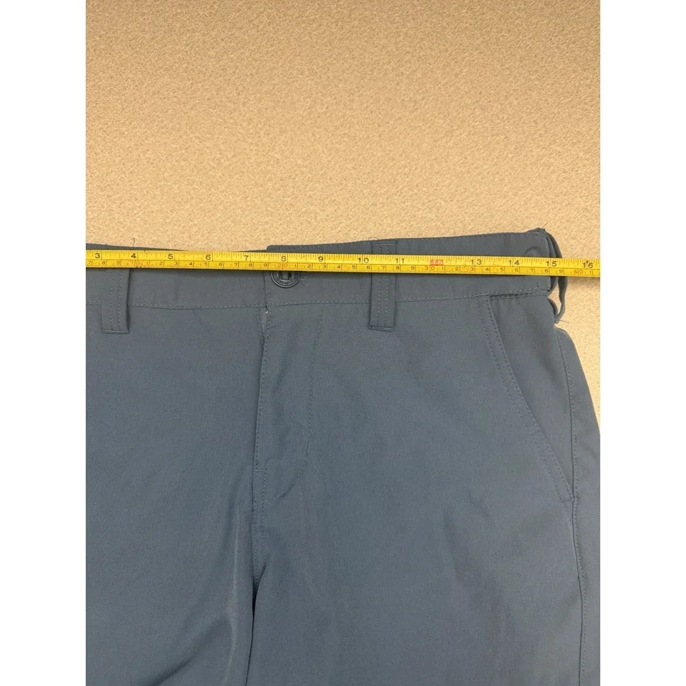 Huk Shorts Mens Small Blue Pursuit Fishing Hiking Outdoor Performance Quick Dry